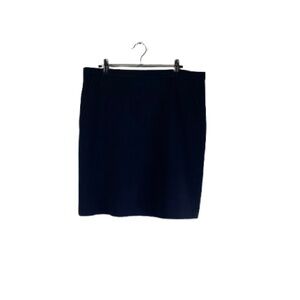 Anne Klein Navy Pencil Skirt